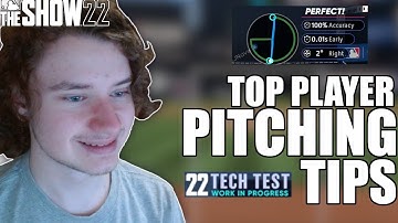 MLB THE SHOW 22 PITCHING TIPS FROM TOP PLAYER (TECH TEST)