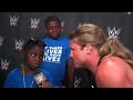 Jarrius Robertson interviews WWE Superstars at SmackDown LIVE