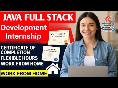 Java Full Stack Internship 💻 | Stipend + Job Offer + WFH | Certificate & LOR | 2025 Best Internship!