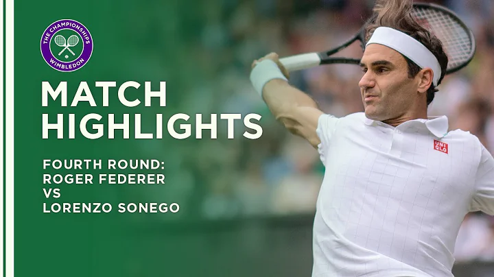 Roger Federer vs Lorenzo Sonego | Fourth Round Hig...