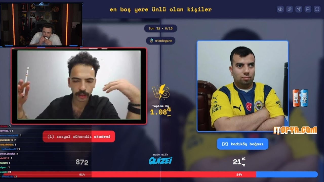 |ATABERK DOĞAN| EN BOŞ ÜNLÜLERİ SEÇİYOR 