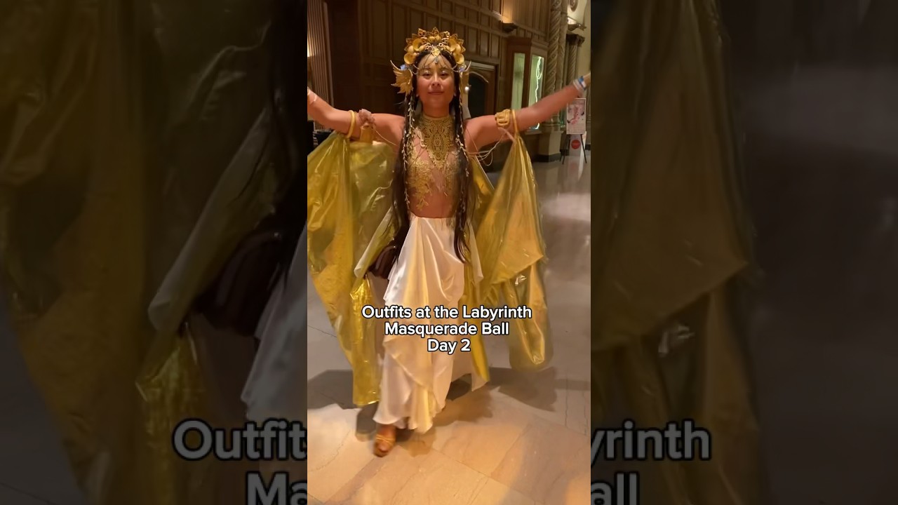 Fantasy outfits at the Labyrinth Masquerade in LA (Day 2) 🧚🏼✨👗🌌