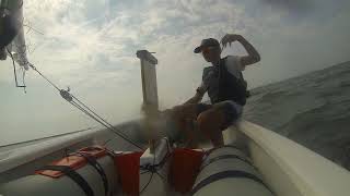 Van Medium Wind Race #sailing #opti #trending #water #sailboat #boat #LBI #LittleEggHaborYachtClub