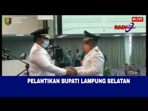 Pelantikan Bupati Lampung Selatan, Nanang Ermanto Siap Lawan Corona