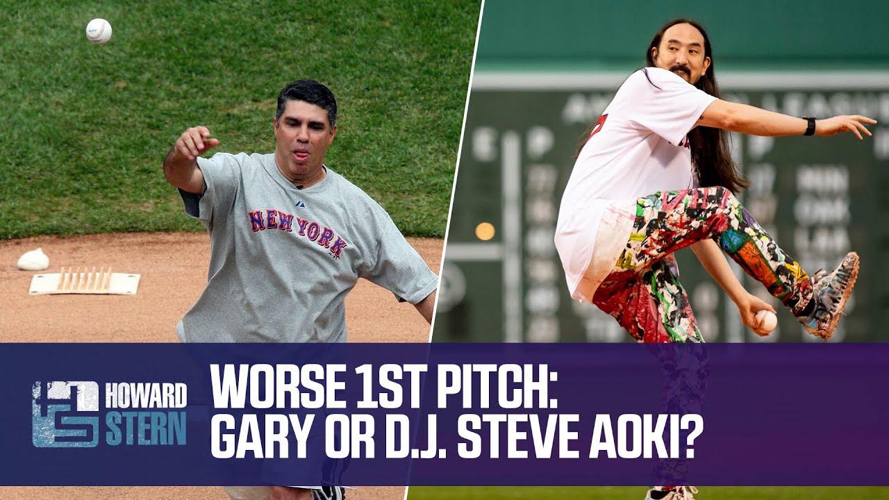 Who Had the Worse First Pitch: Gary or Steve Aoki?