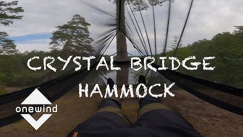 Onewind Crystal Bridge Hammock – Flat, Comfortable, and Supportive