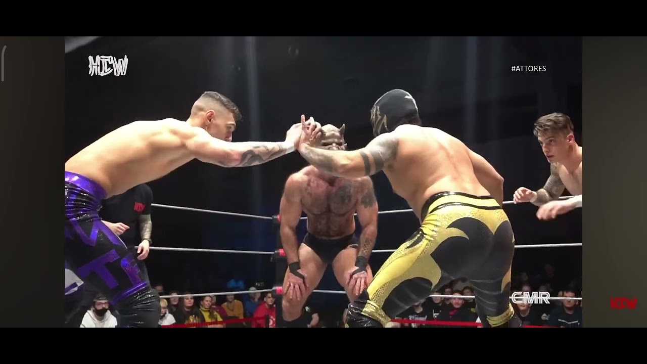 HCW: Senza Volto vs BT vs Krampus vs Tihanyi Péter (C) HCW Bajnoki Címmérkőzés Áttörés 2022