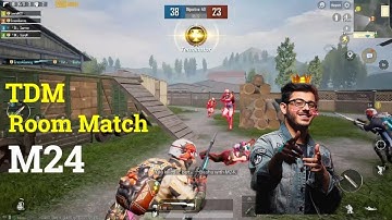🥵M24 ONLY SOLO VS SQUAD IN TDM l  PUBGM iPhoneXR,A3,A5,A6,A7,J2,J5,J7,S5,S6,S7,59,A10,A20,A30,A50,