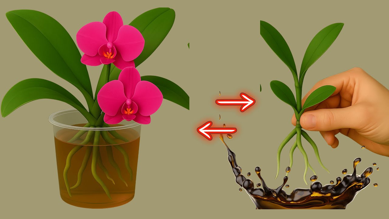 Just Aloe Vera and Honey! Orchids grow like crazy! How to propagate orchids made easy!
