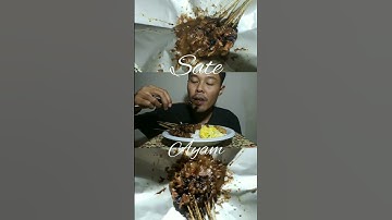 sate ayam #sate #sateayam #mukbang #satemadura #mukbangindonesia #viral  #viralvideo #fyp #makan