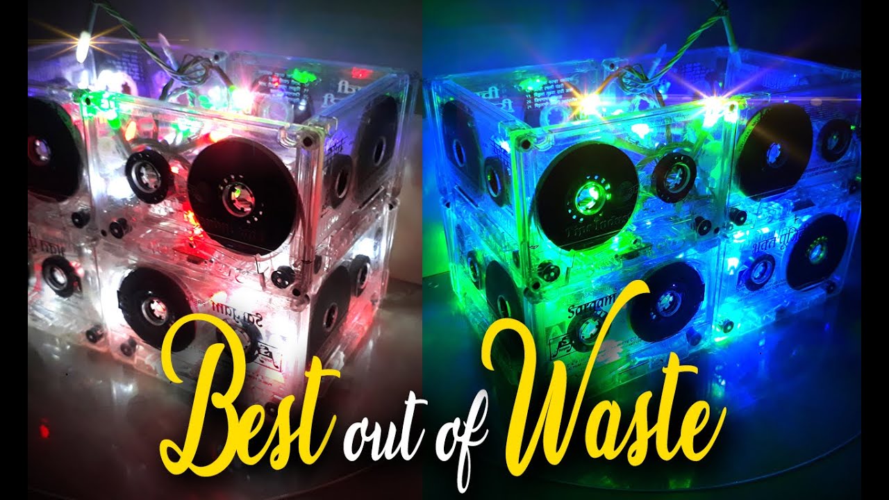 Best out of Waste | Old Cassette reuse ideas | Home Decoration | diy crafts from old cassette