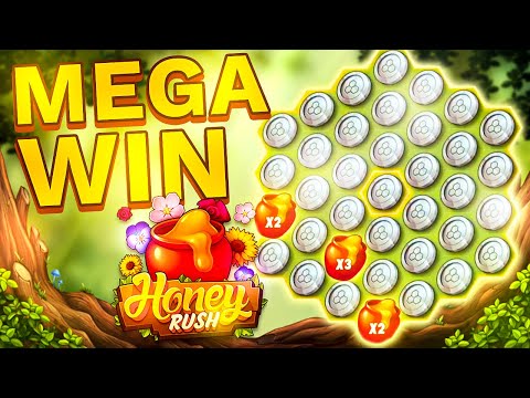Honey Rush: Sticky Cluster Creates MEGA Win!