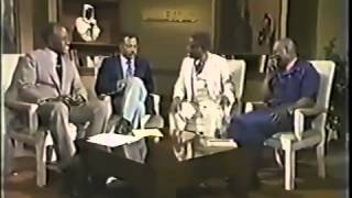 Dr  John Henrik Clarke, Dr  Ivan Van Sertima, Dr  Yosef Ben Jochannan on Gil Noble Low