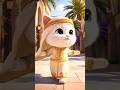 Luna the Cat Walking in Arabic Jubba with Music! 😻🎵 | Cute Cat Shorts”