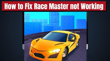 Race Master App Not Working? Fix It Fast!