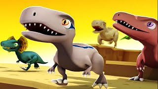 CORRE CORRE CORRE ! JUEGO DE DINOSAURIOS PARA NIÑOS PEQUEÑOS | JURASSIC DINO BLUE RAPTOR #1 screenshot 3
