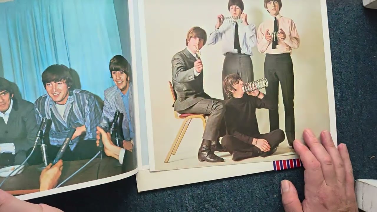 4 *pristine* Japanese Beatles imports with Obi strips from 1976