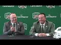 2026 Ohio Football Head Coach John Hauser Introductory Press Conference