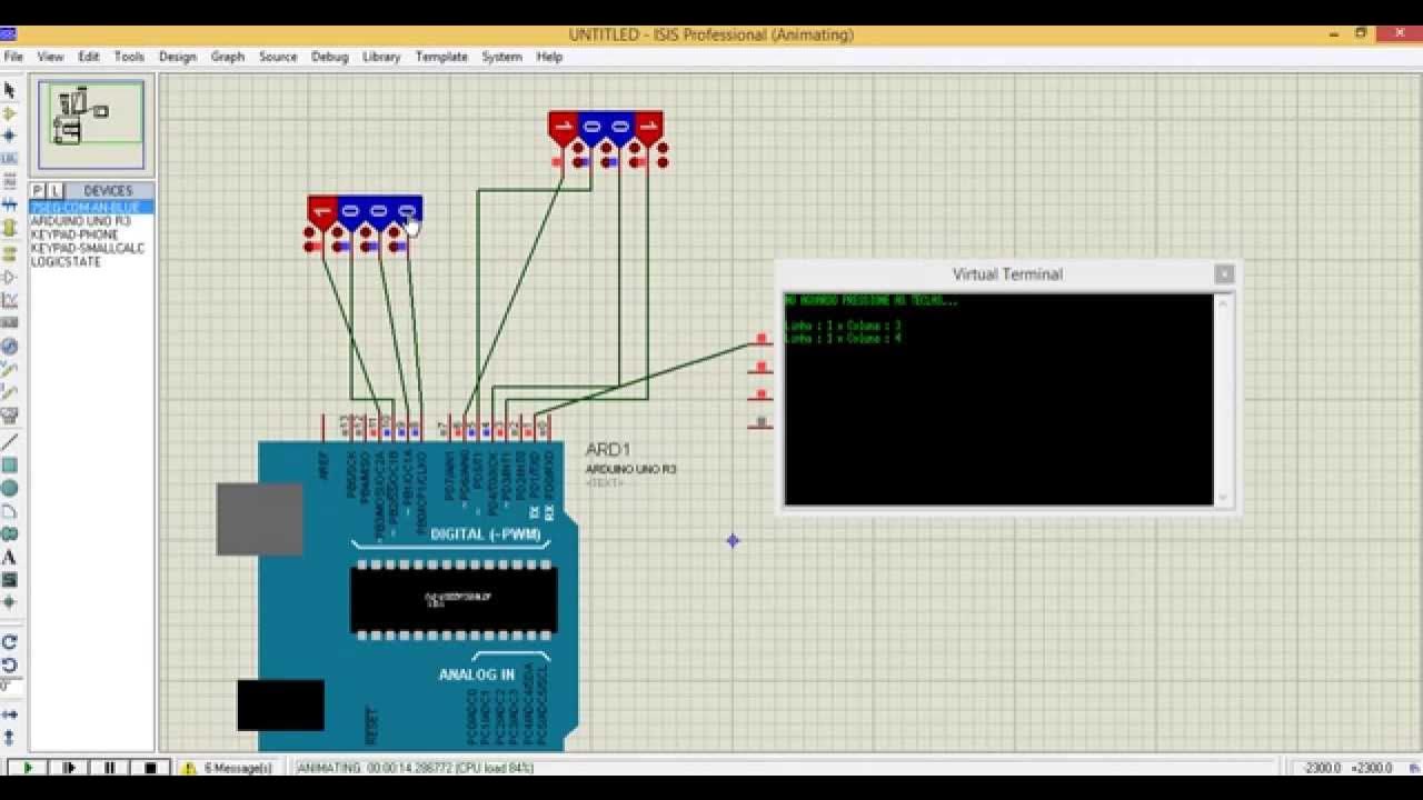 PROTEUS COM MONITOR SERIAL - YouTube