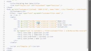 025 Dynamic Sorting with the orderBy Filter