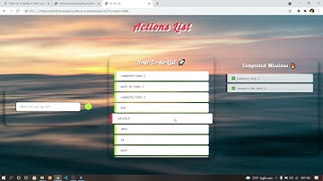Todo List In Vanilla JS With Source Code | Source Code & Projects