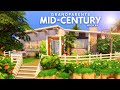 GRANDPARENTS MID-CENTURY MODERN // Sims 4 Speed Build