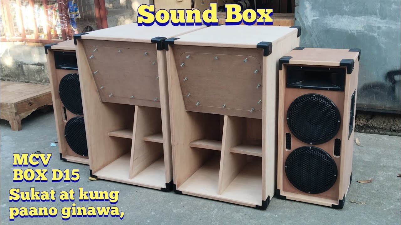 MCV box d15 Sukat at kung paano ginawa, YouTube