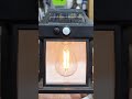 solar wall light Filament Type Light | day night automatic Sensor #rechargeablelight #filamentled