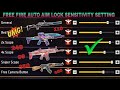 Free Fire⚡auto Headshot Settings⚙️ 2025 Best Sansi 🔐🎯 2GB 3GB 4GB Ram Headshot Sentivety Settings ✅