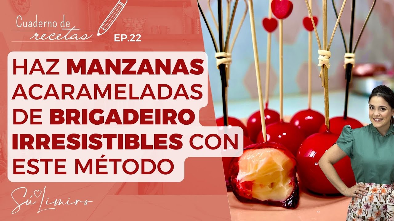 RECETA: El paso a paso para crear manzanas acarameladas de brigadeiros
