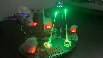 War of the worlds diorama