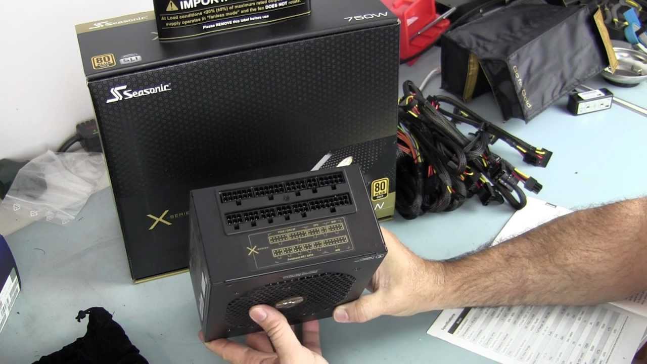 SeaSonic X Series Gold 750W Fully Modular PSU Open Box and First Look 