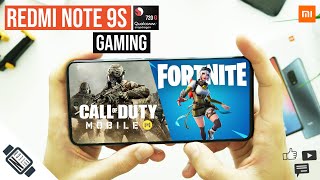 Redmi Note 9s Gaming Test fortnite Cod Mobile Legends 