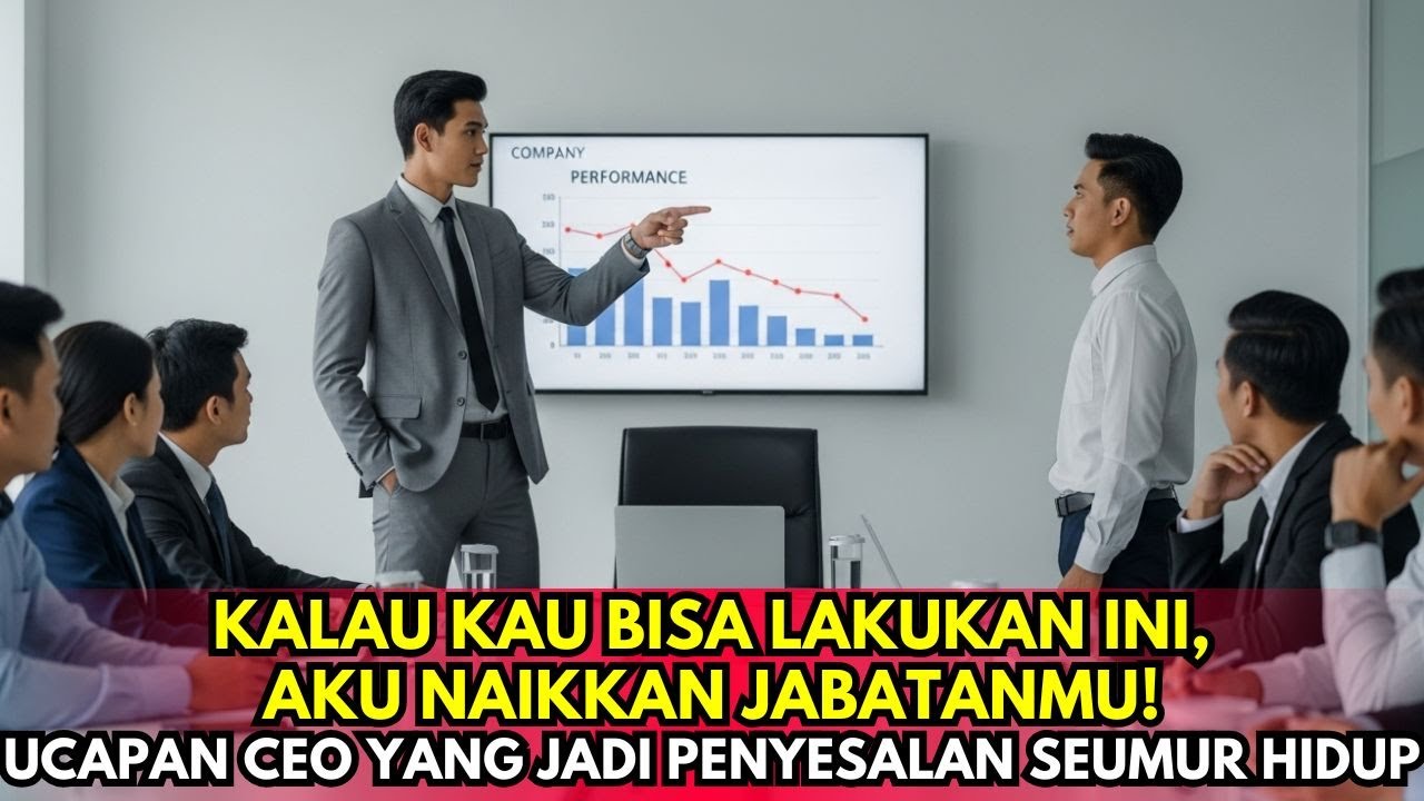 “Kalau Kau Bisa Lakukan Ini, Aku Naikkan Jabatanmu!” — Ucapan CEO yang Jadi Penyesalan Seumur Hidup