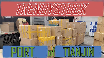 Trendystock in Tianjin port! Warehousing goods and loading containers