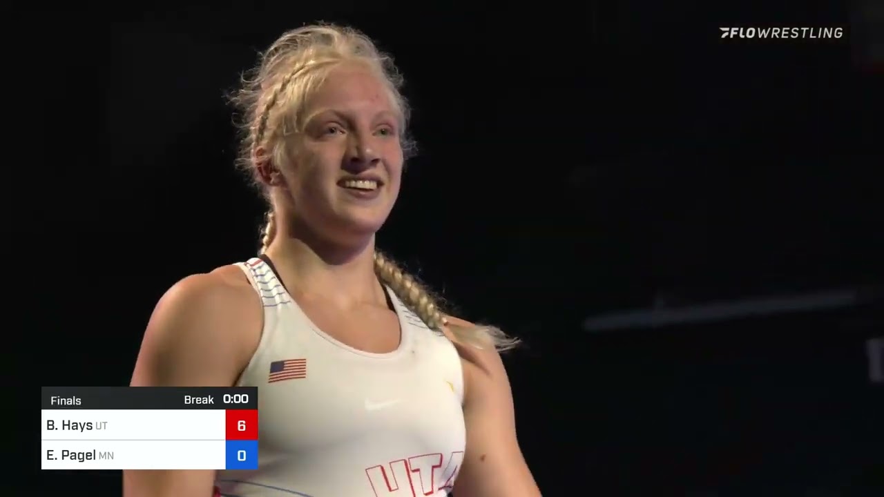Финал 164 фунтов — Бруклин Хейз, Юта — Элла Пейджел, Миннесота, Aa30