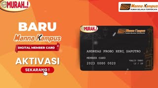 TUTORIAL AKTIVASI MANNA KAMPUS MEMBER CARD DIGITAL screenshot 3