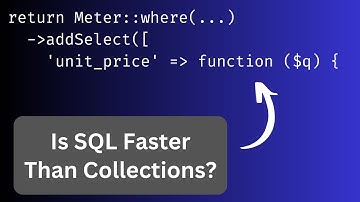 Laravel SubSelect Example: addSelect VS Collection Map