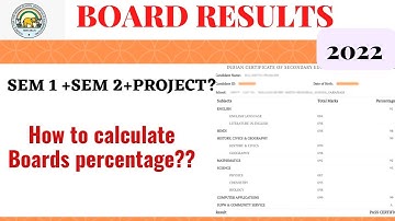 How to calculate Your Boards Percentage ? 2022 Board Result | CISCE | Do we have to add sem marks?