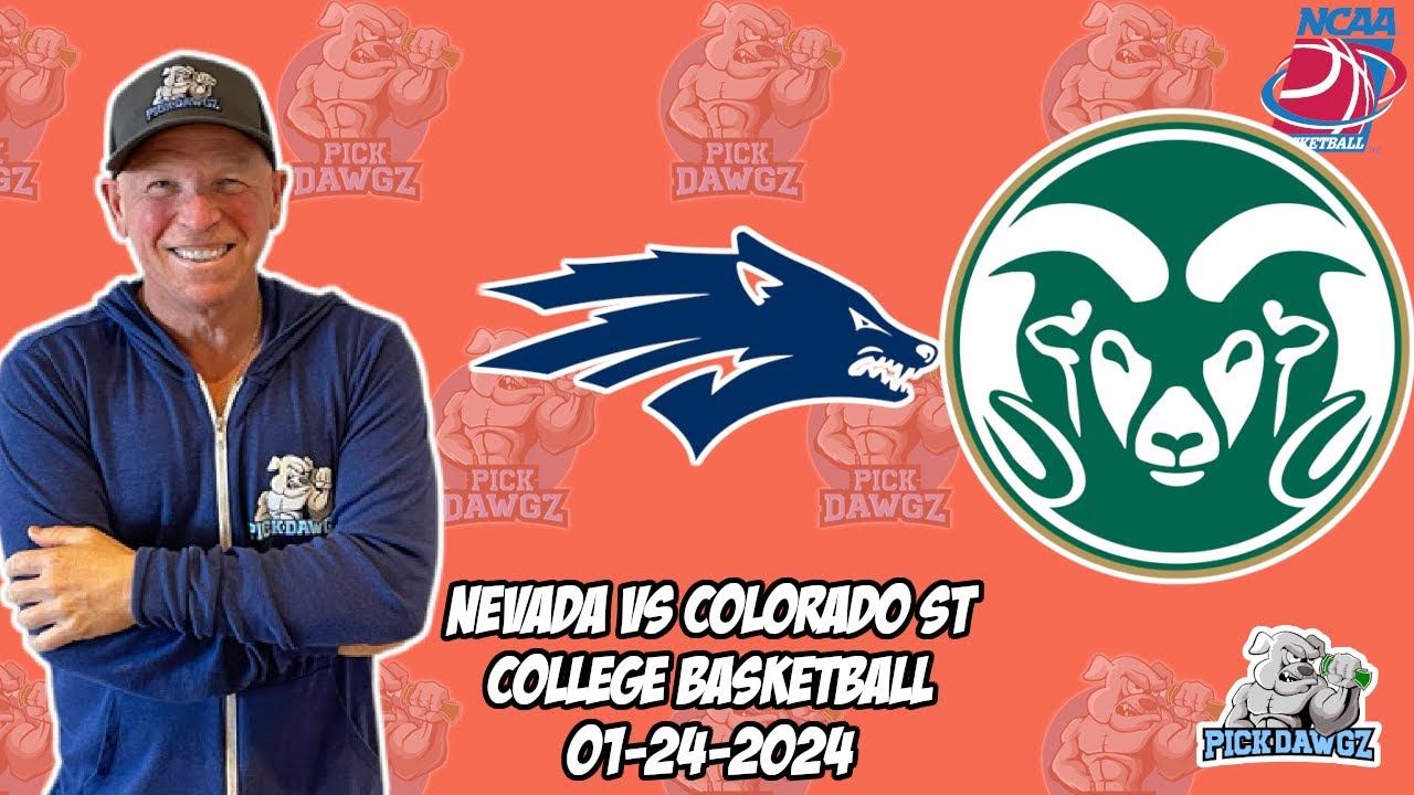 Nevada vs Colorado State 1/24/24 Free College Basketball Picks and ...