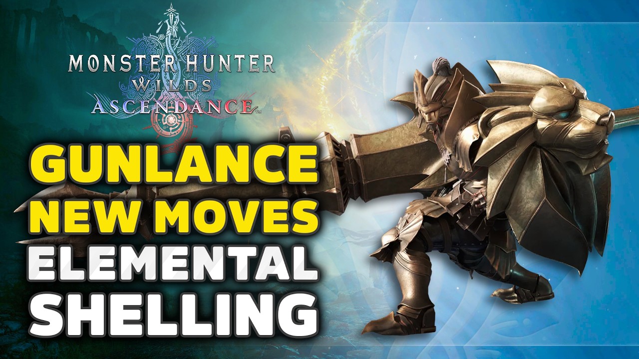 Monster Hunter Wilds Ascendance - Gunlance FULL Breakdown! ALL New Moves & Gameplay