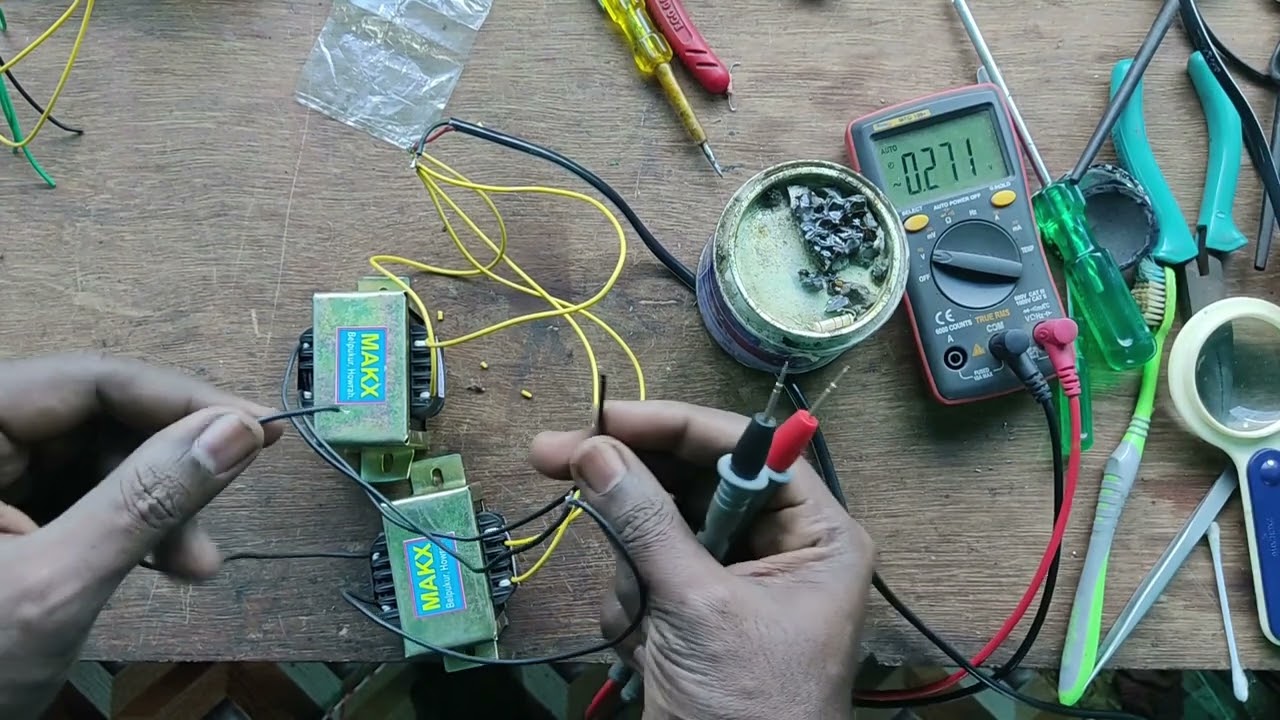 how to connect 2 transformer series or parallel