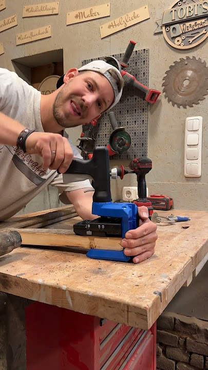 Das Kreg Pocket-Hole Jig 520 ermöglich das Bohren von Taschenlöchern in Bretter von 13 bis...