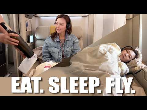 3 Meals &amp; Slept My Way to LA | <strong>Asiana</strong> Airlines Business Suite