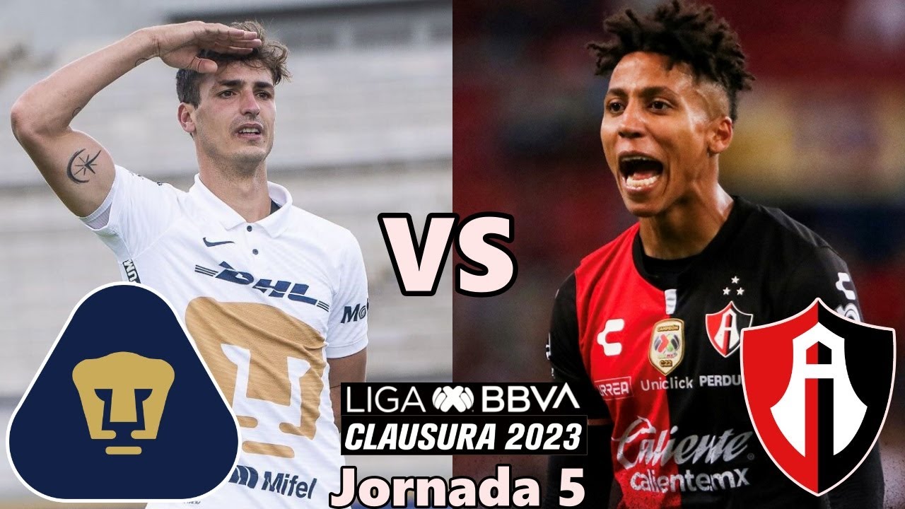 PUMAS VS ATLAS | JORNADA 5 | LIGA MX | CLAUSURA 2023 - YouTube