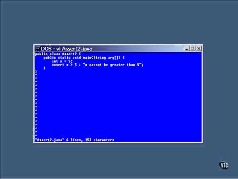 49.Java Certification-Chapter06.Flow Control-Lesson13.Assert.