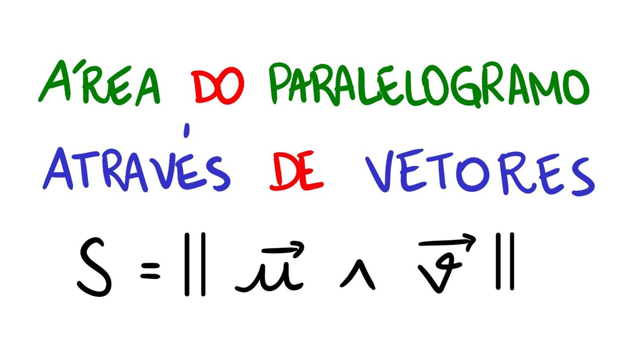 Área do Paralelogramo Através de Vetores