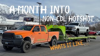 A MONTH INTO NON CDL HOTSHOT | WHAT IT COSTS TO BE A NEW OWNER OP IN 2024