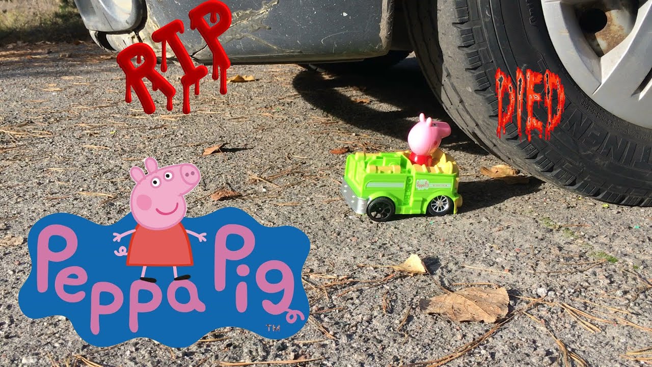 EXPERIMENT CAR VS LEGO * PEPPA PIG DIED YouTube