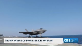 Trump warns of more strikes on Iran as tensions escalate in Middle East